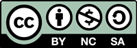 Creative Commons BY NC SA logo